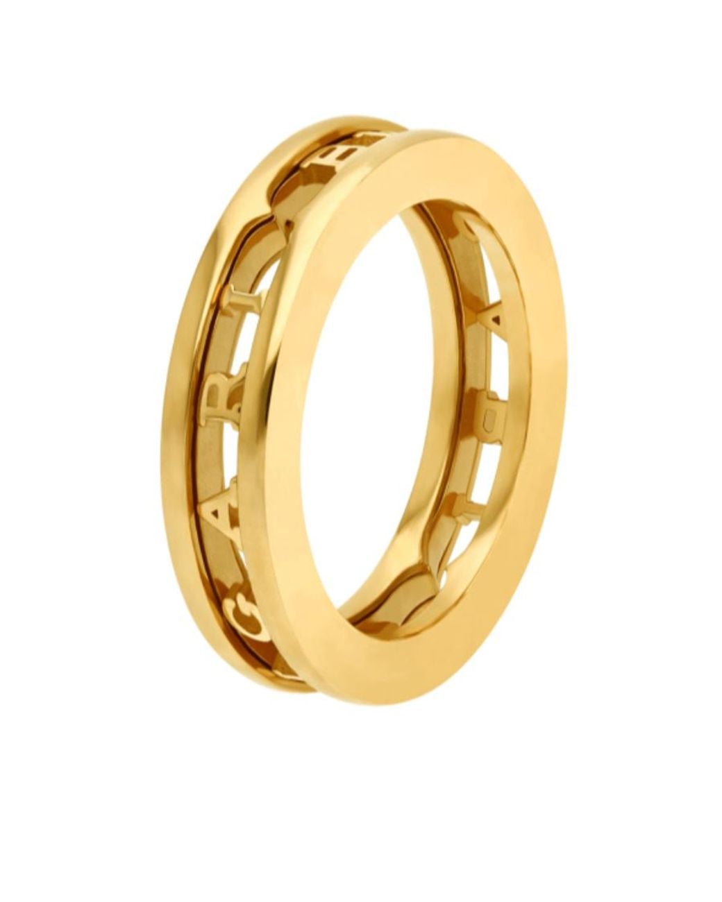 BVLGARI Metallic Logo Ring