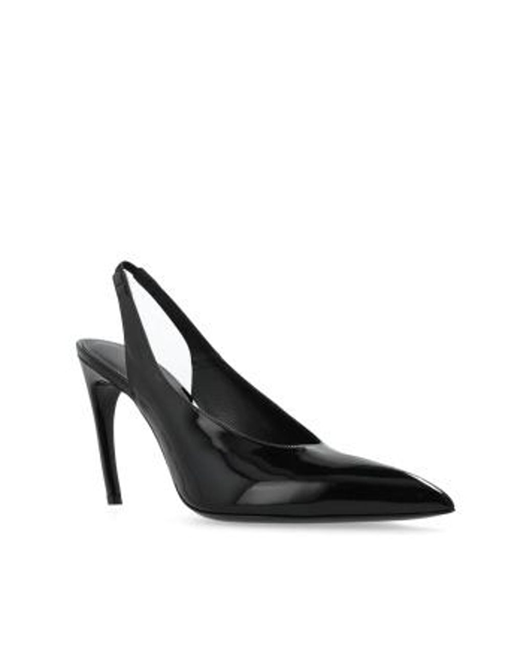 The Attico Black アティコ ヴァイパー スリングバック パンプス