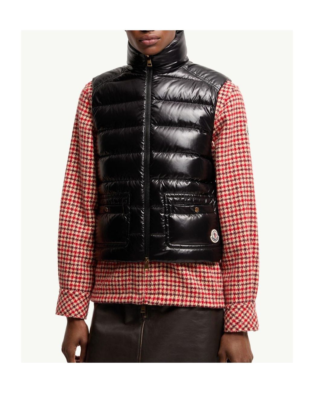 Moncler Black Waistcoats