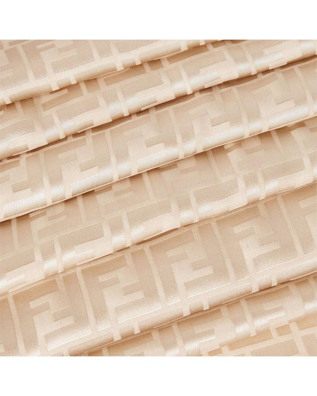 Fendi Natural Ff Printed Finished-Edge Scarf