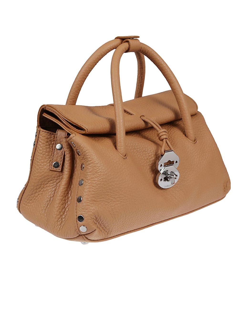 Zanellato Brown Dotta Centauro Small Top Handle Bag