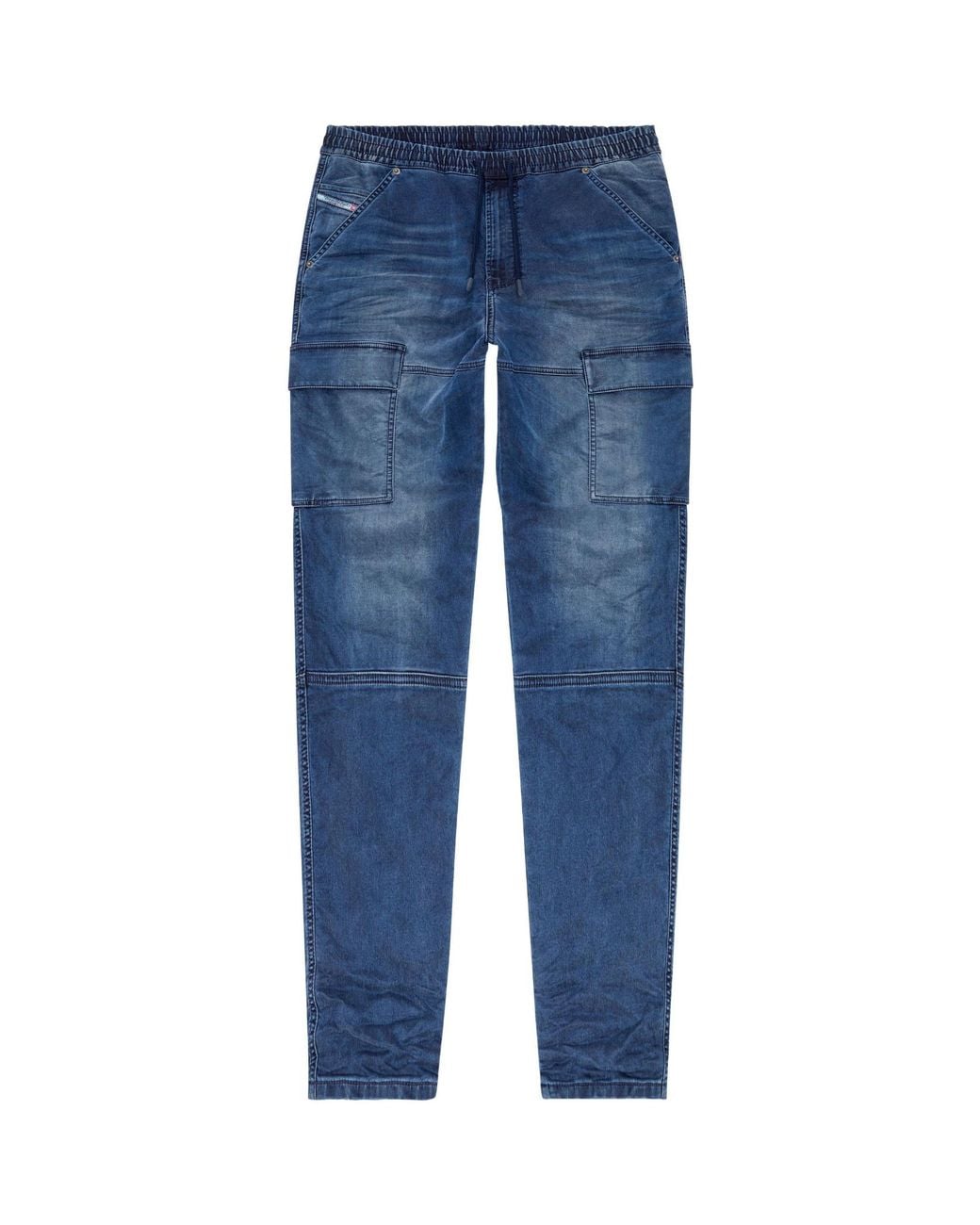 DIESEL Blue 2050 D Krooley Cargo Jeans for men