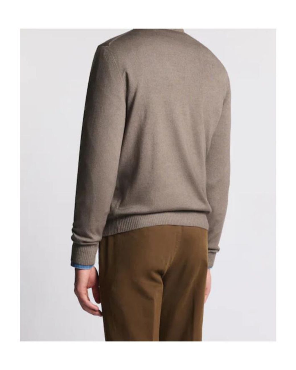 Fay Gray Crew Neck Knitwear for men