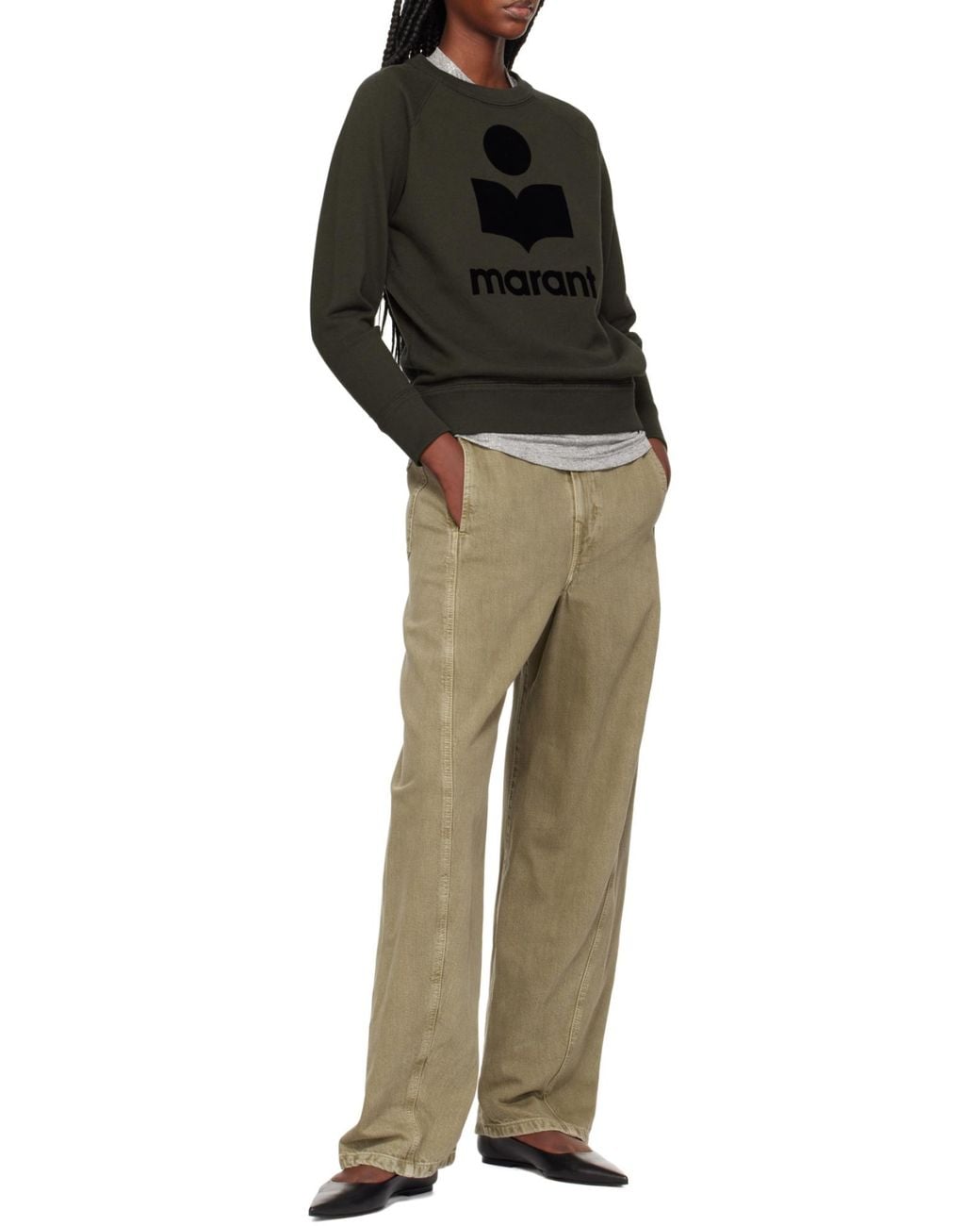 Isabel Marant Black Isabel Marant Étoile Millyny Logo Sweatshirt