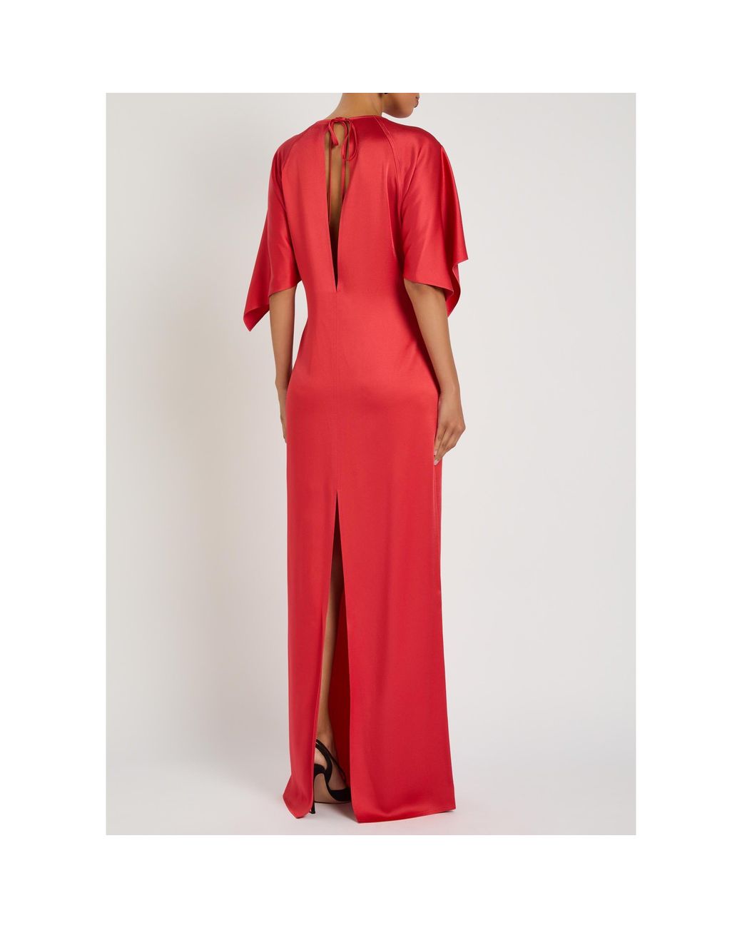 Stella McCartney Red Crew Neck Dress