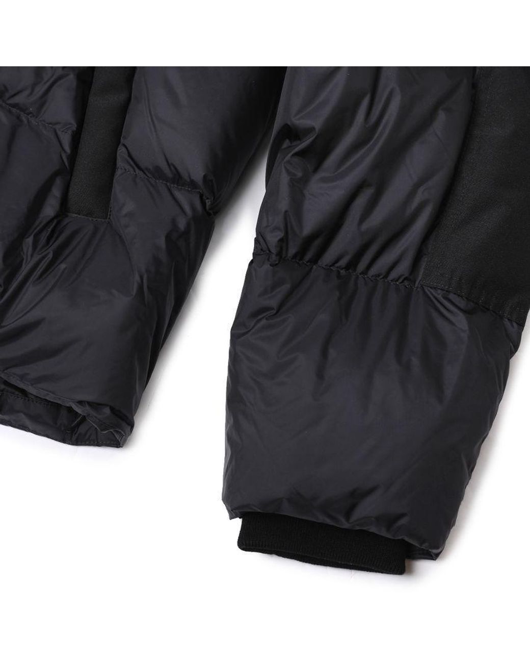 Burberry Black Logo Patch Hooded Coat for men