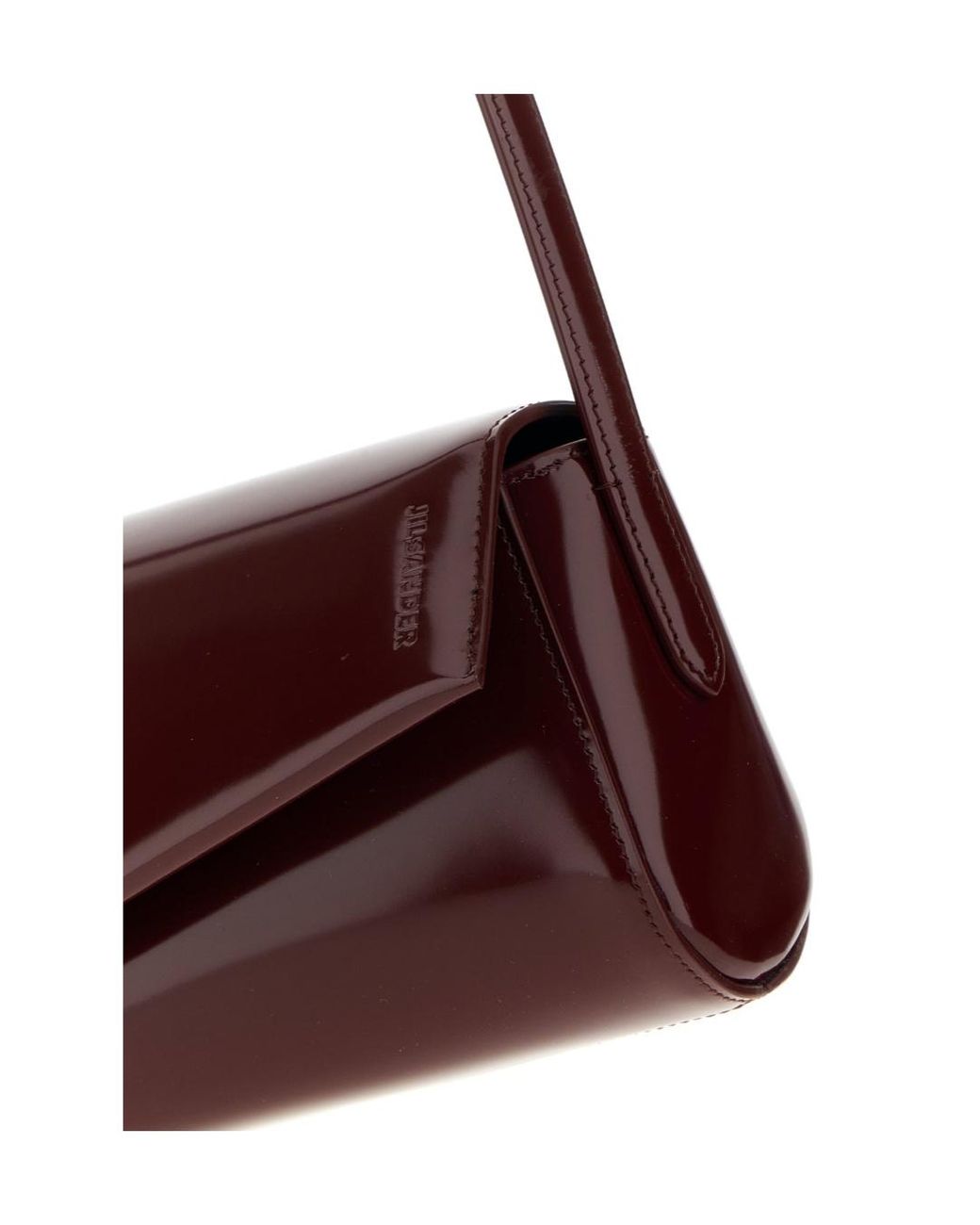 Jil Sander Purple Kante Flap Shoulder Bag