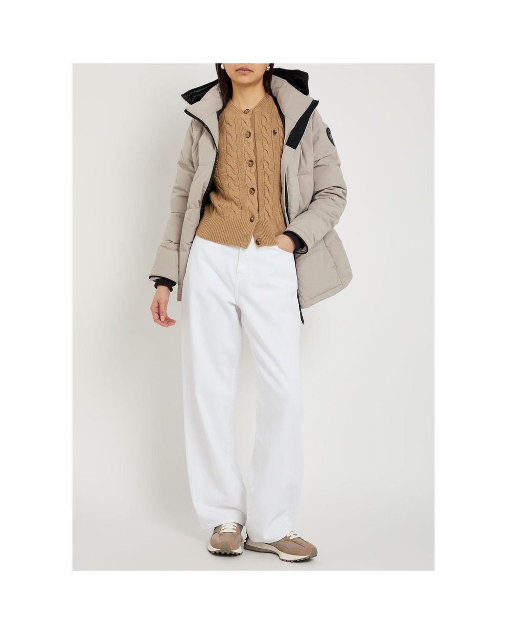 Canada Goose Gray Windproof And Waterproof Down Coat