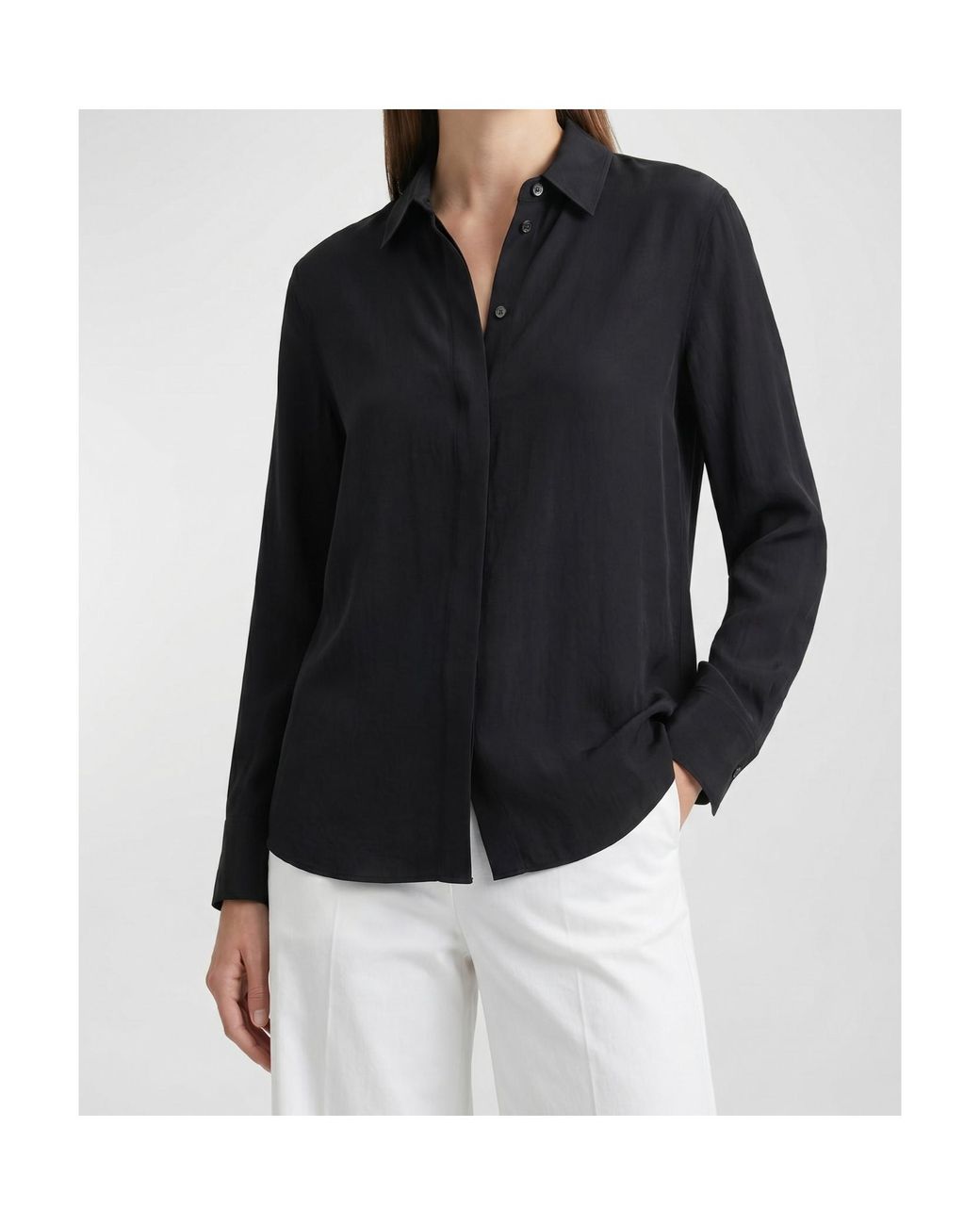 Theory Blue Buttoned Shirt