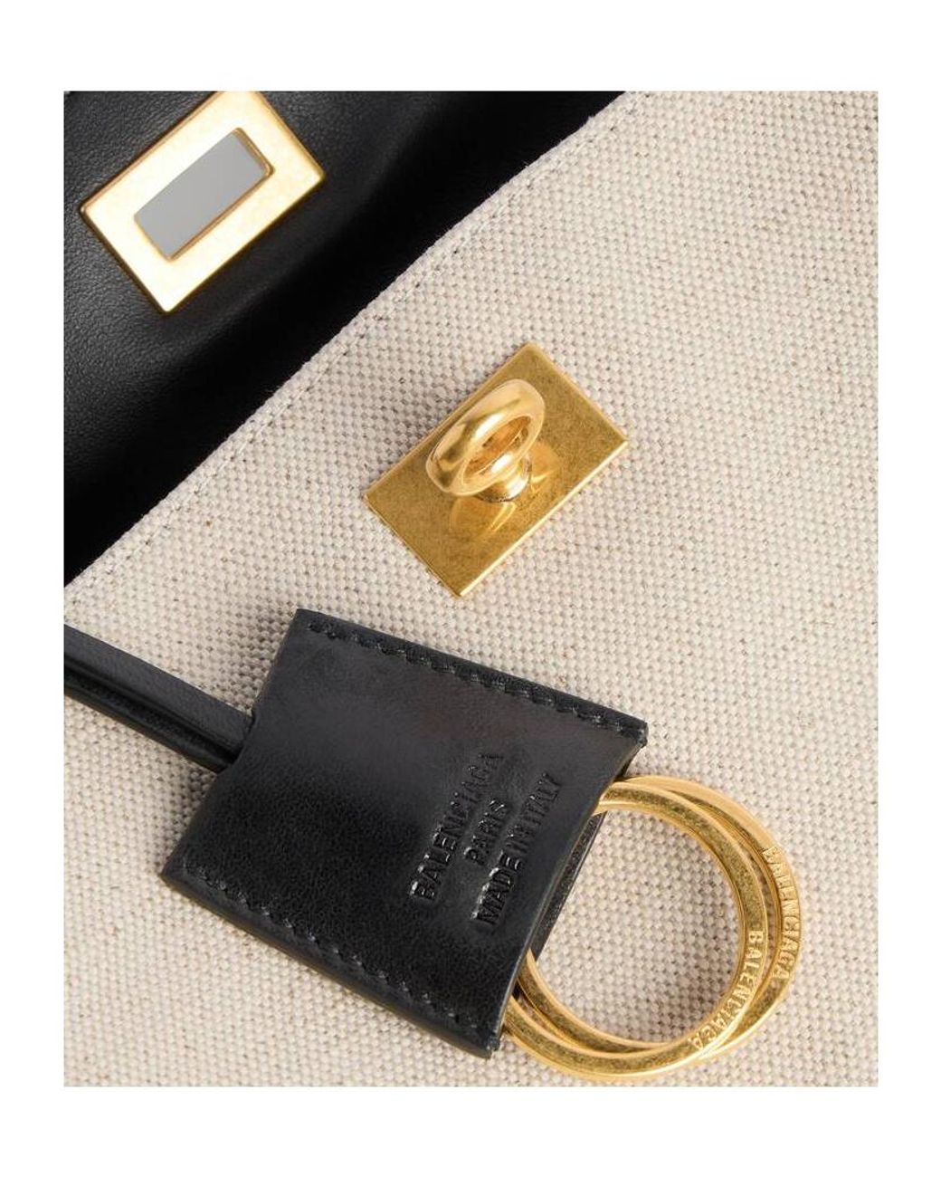 Balenciaga Natural Rodeo Small Top Handle Shoulder Bag