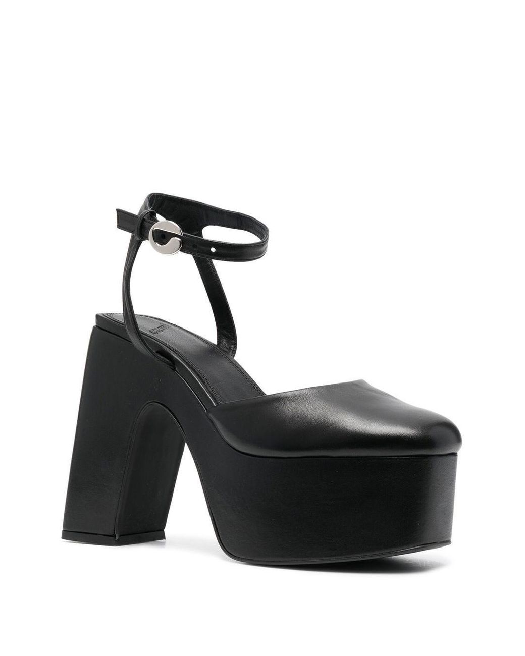 Coperni Blue Bridge Platform Round-Toe Pumps