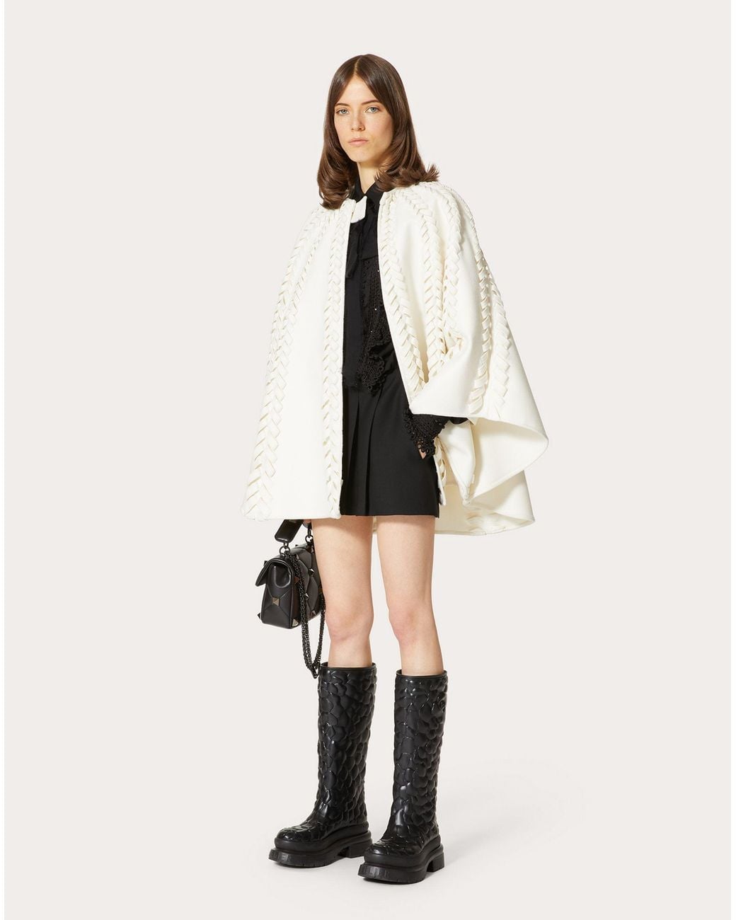 Valentino Black Logo Dress