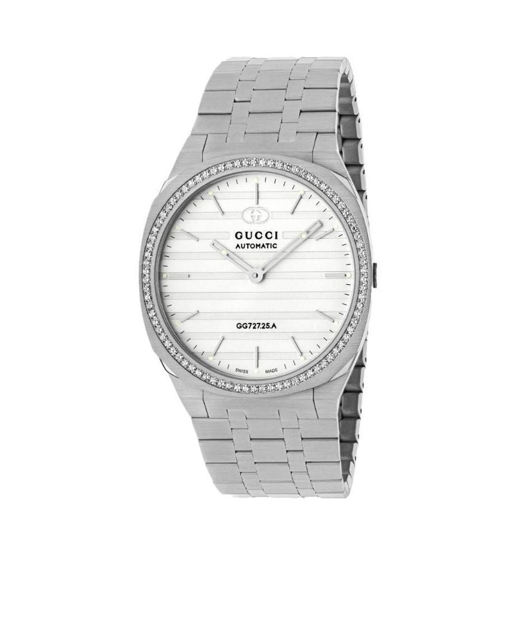 Gucci Gray 25H Watch, 40Mm