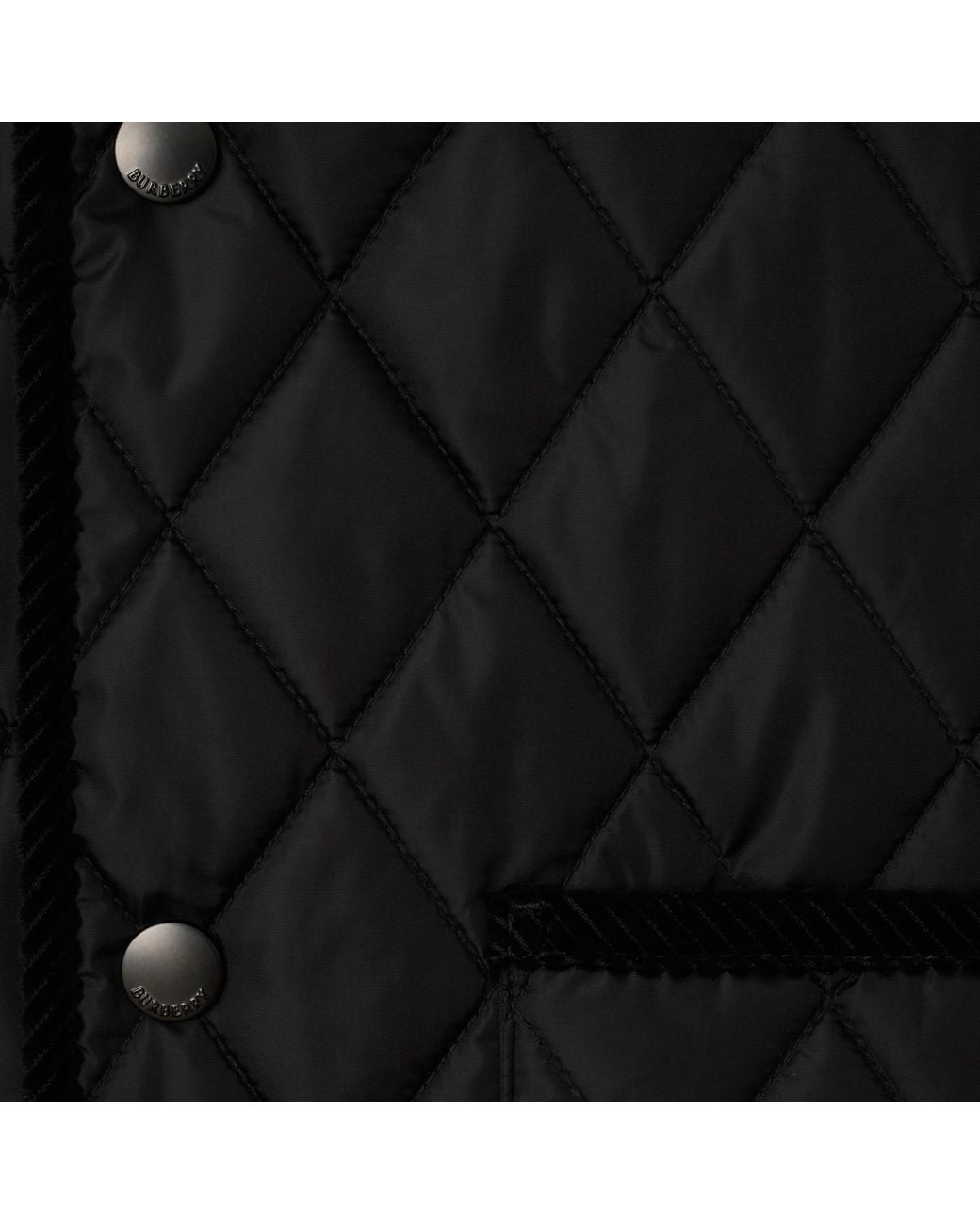 Burberry Black Quilted Vest for men