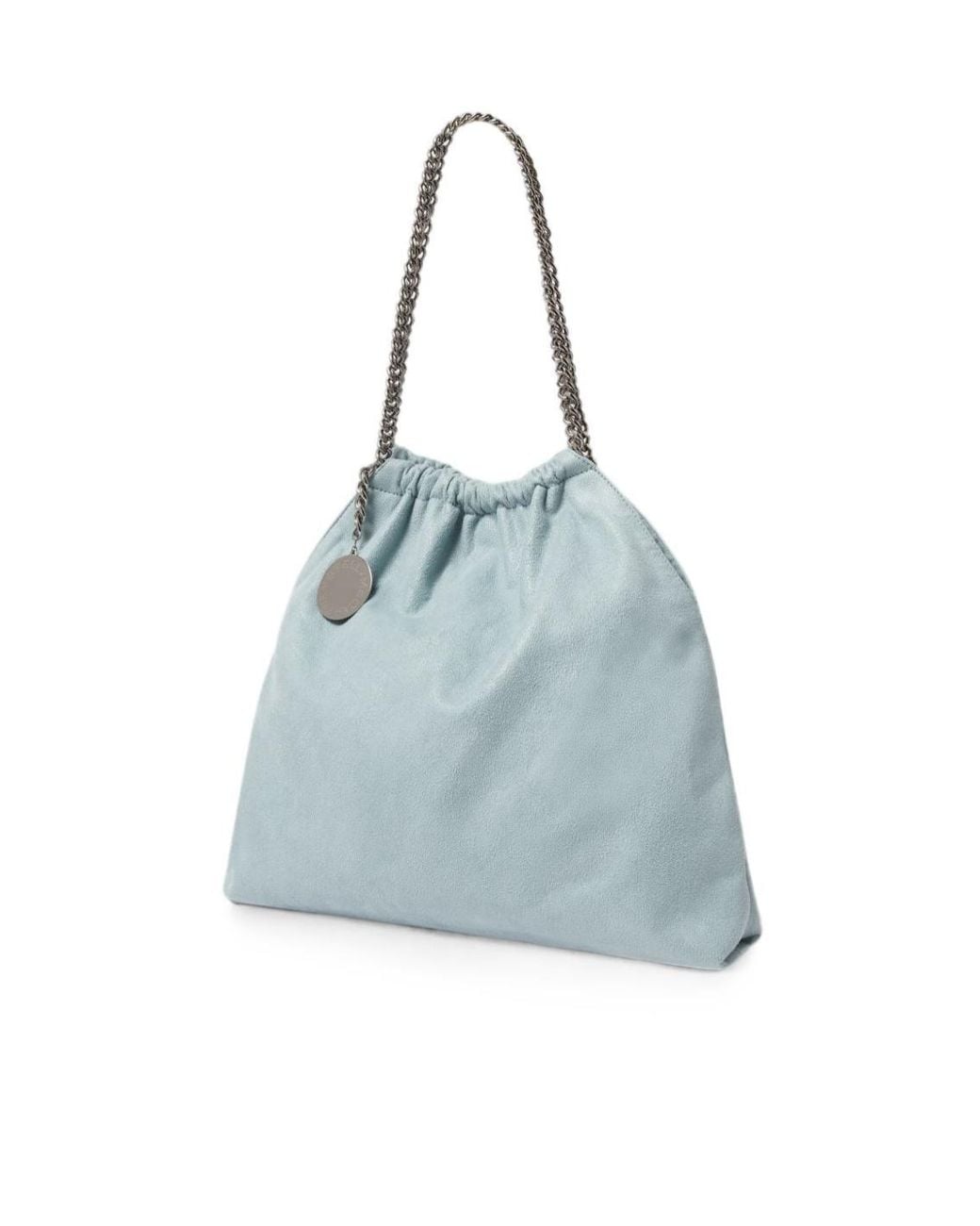 Stella McCartney Blue Falabella Chain-Link Shoulder Bag