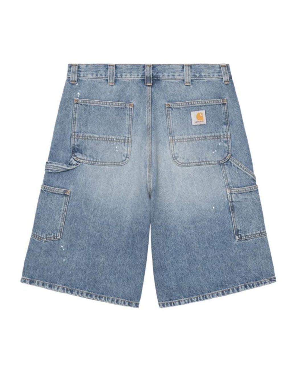 Carhartt Blue Og Single Knee Utility Shorts for men