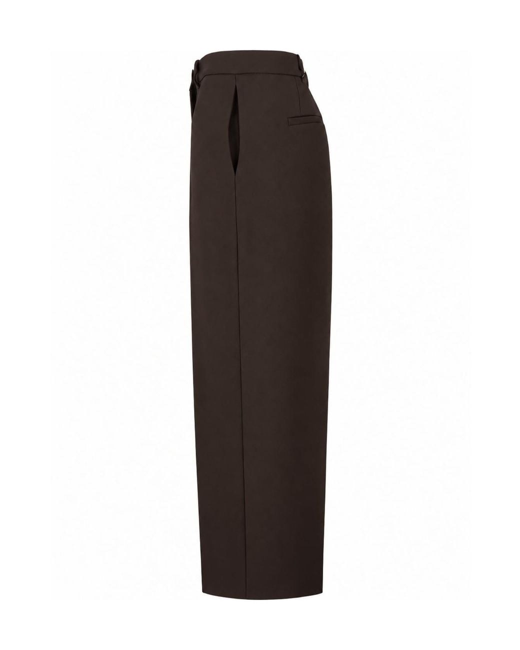 P.A.R.O.S.H. Brown Pressed-Crease Trousers