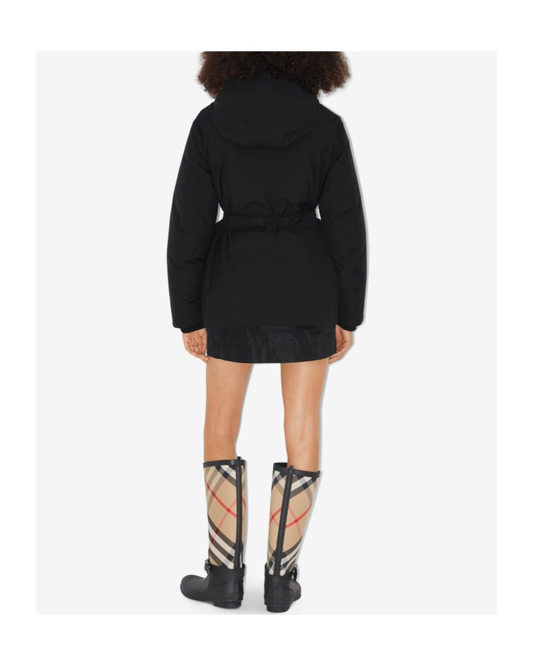 Burberry Black Ekd Hooded Jacket