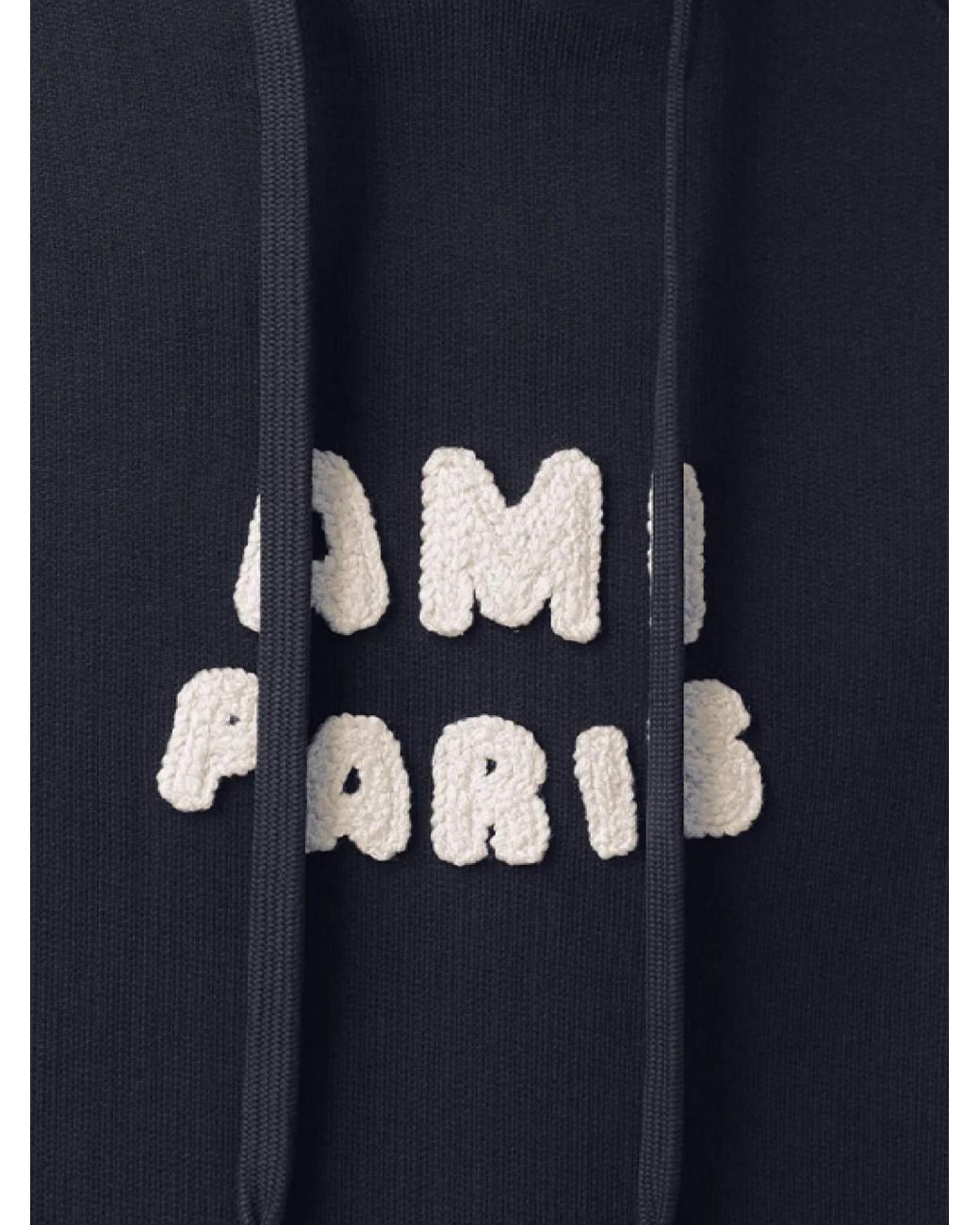AMI Blue Hoodies for men