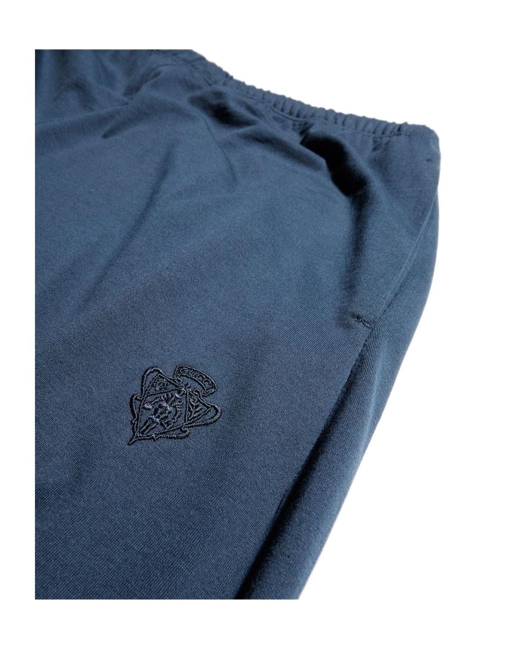Gucci Blue Sportswear Pants With Embroidery for men