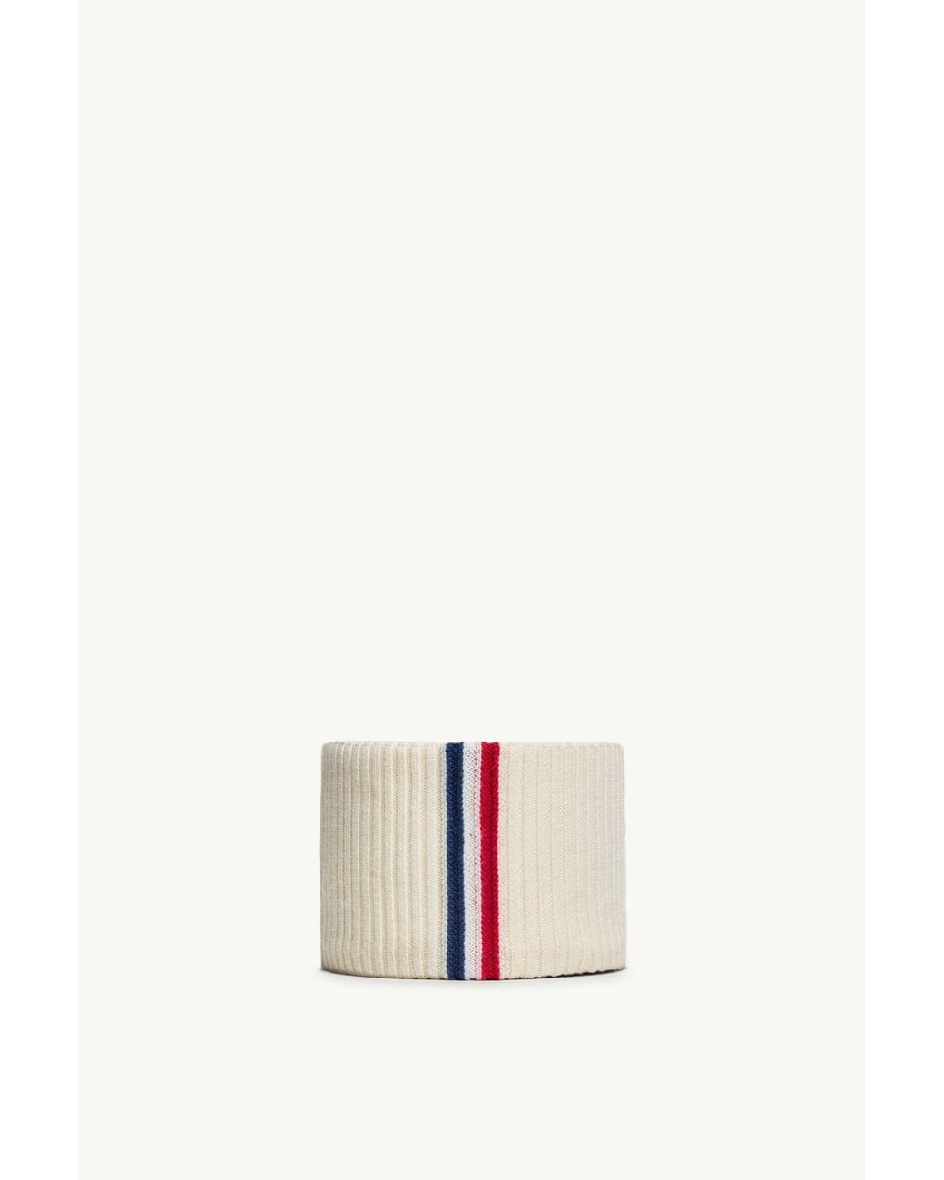 Moncler White Wool Headband