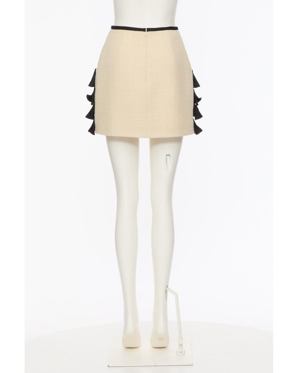 Valentino White Short Skirt