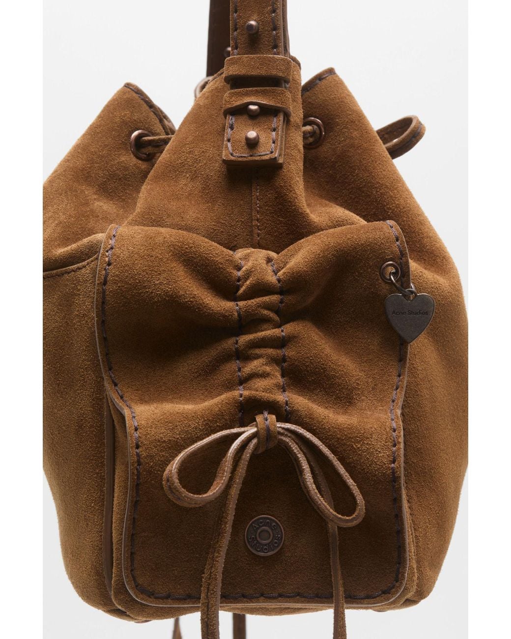 Acne Brown Multipocket Shoulder Bag