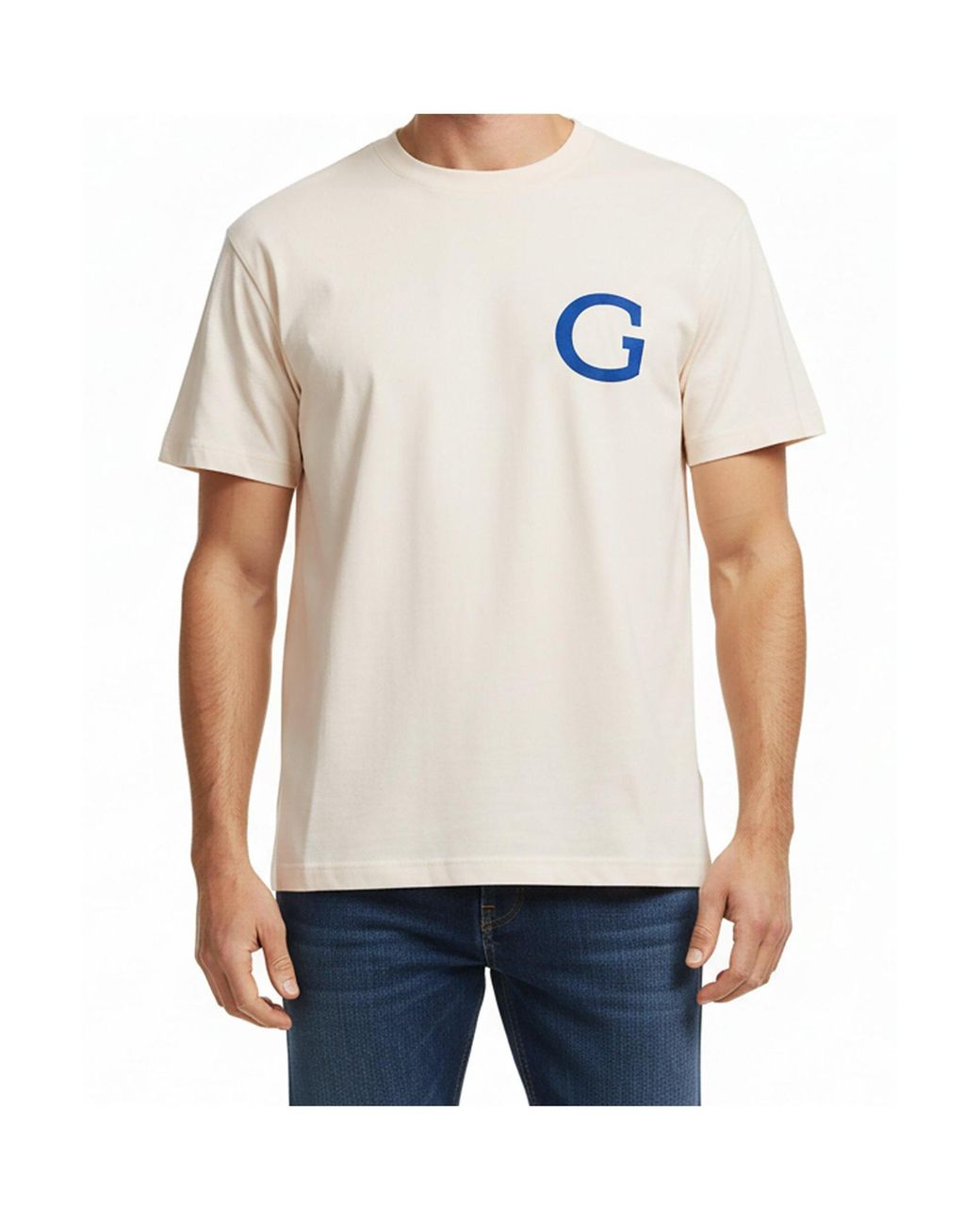 Gant White Logo Short Sleeve T-Shirt for men