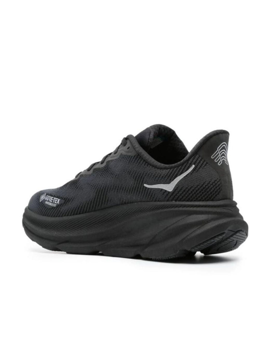 Hoka One One Black Clifton 9 Gtx Lace-Up Sneakers for men