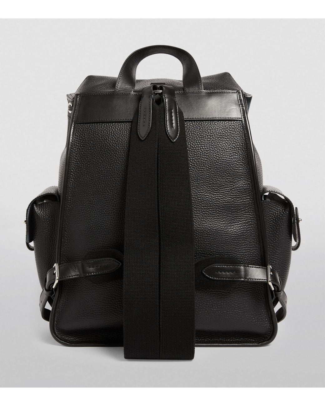 Mulberry Black Heritage Textured Backpack for men
