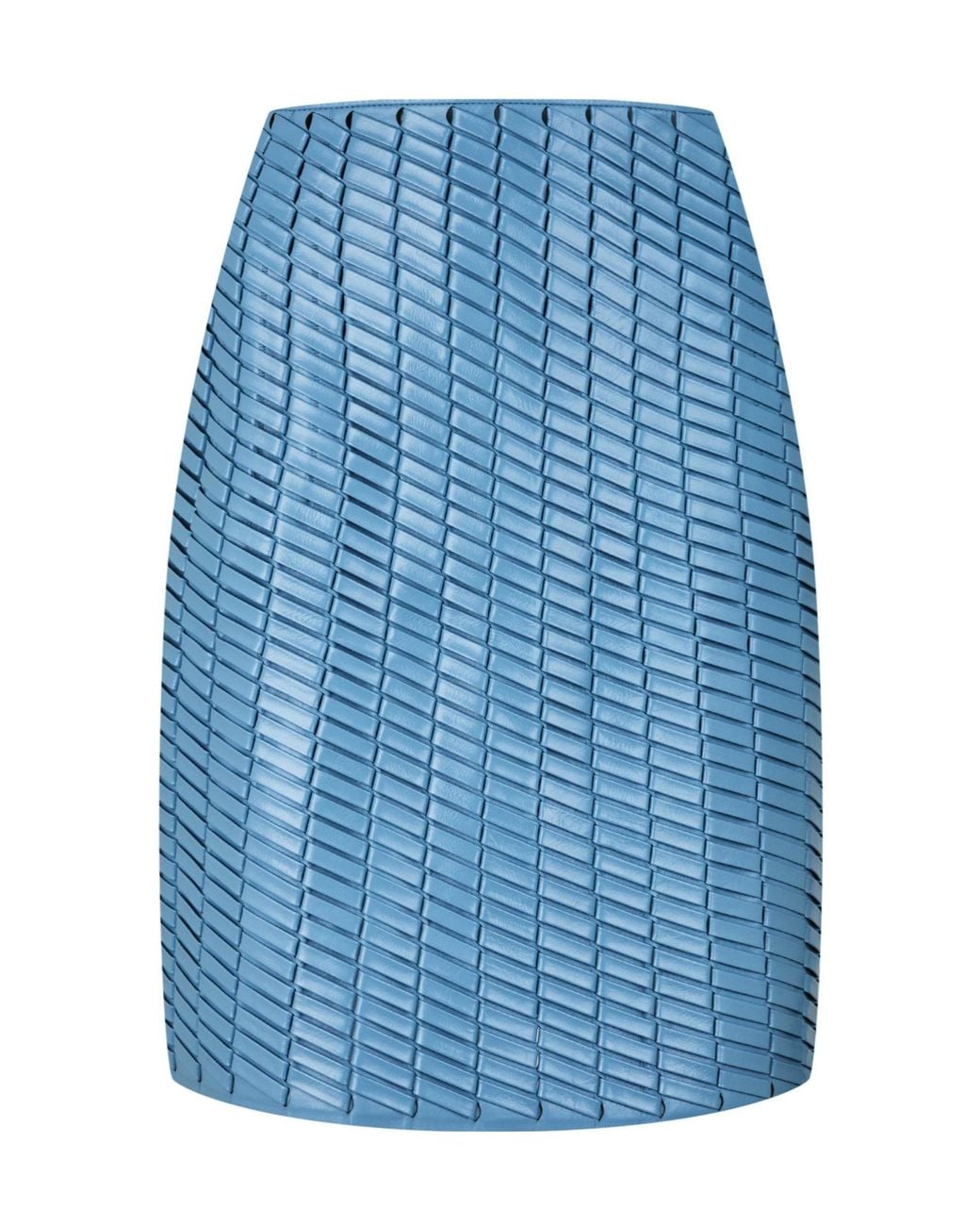 Bottega Veneta Blue Simple Middle Skirt