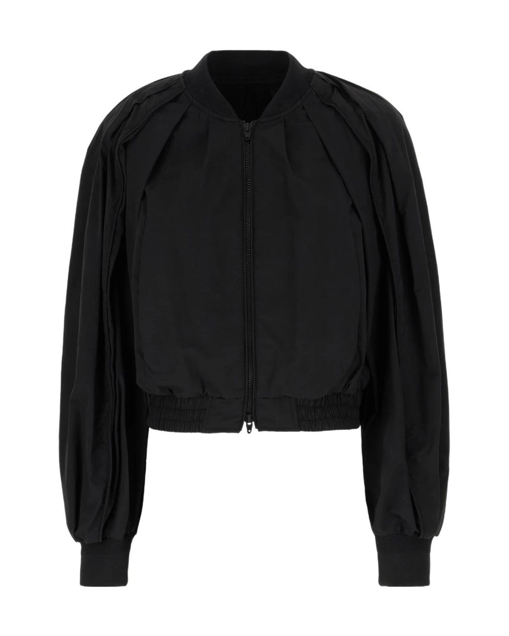 Juun.J Black Zip-Up Casual Jacket