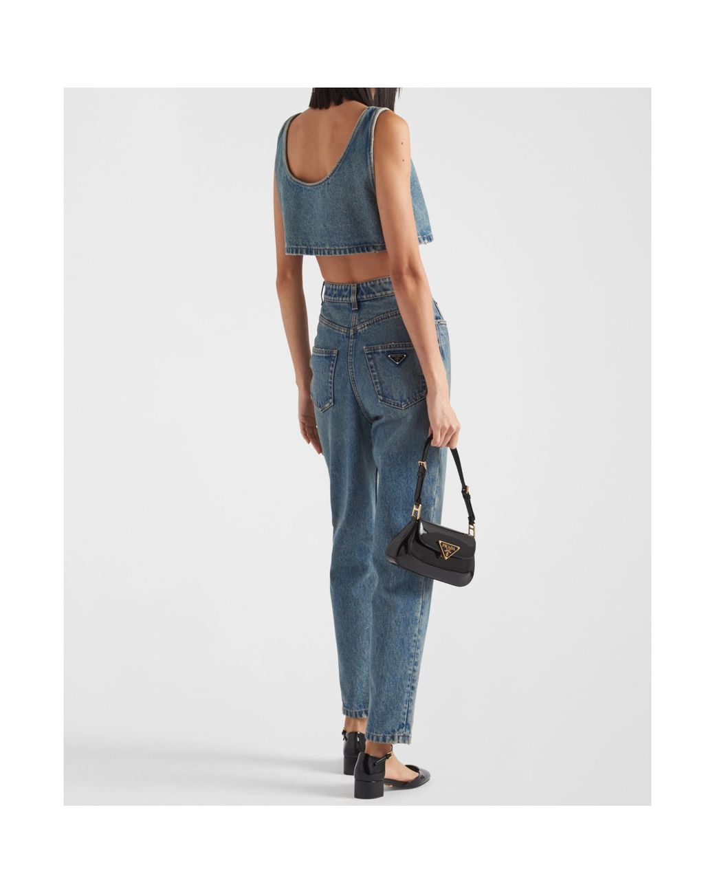 Prada Blue Five-Pocket Denim Jeans