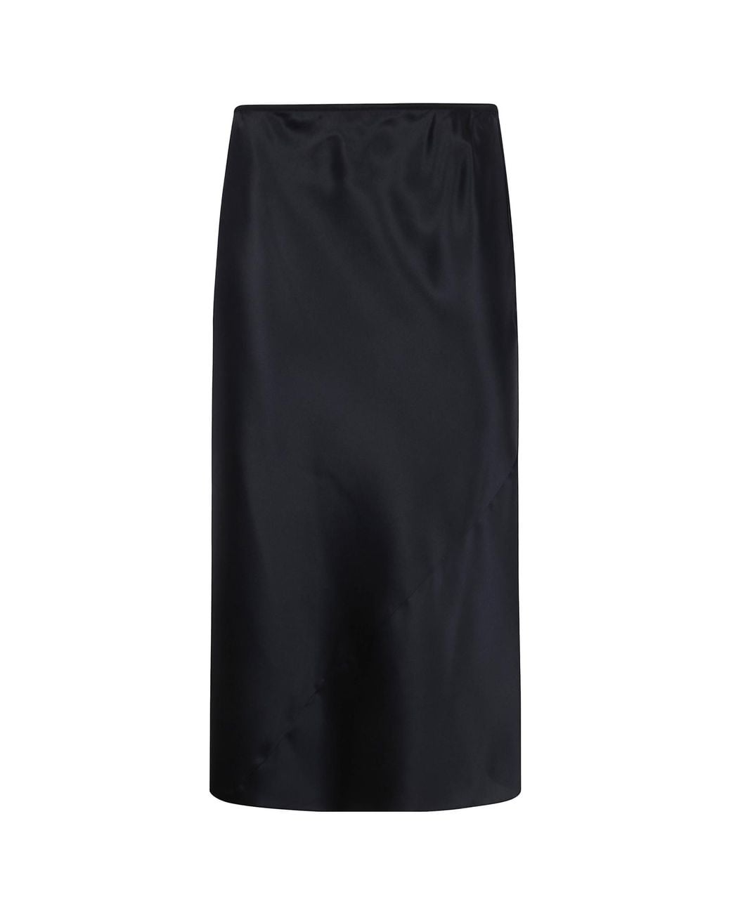 Dries Van Noten Black Elastic Waist Skirt