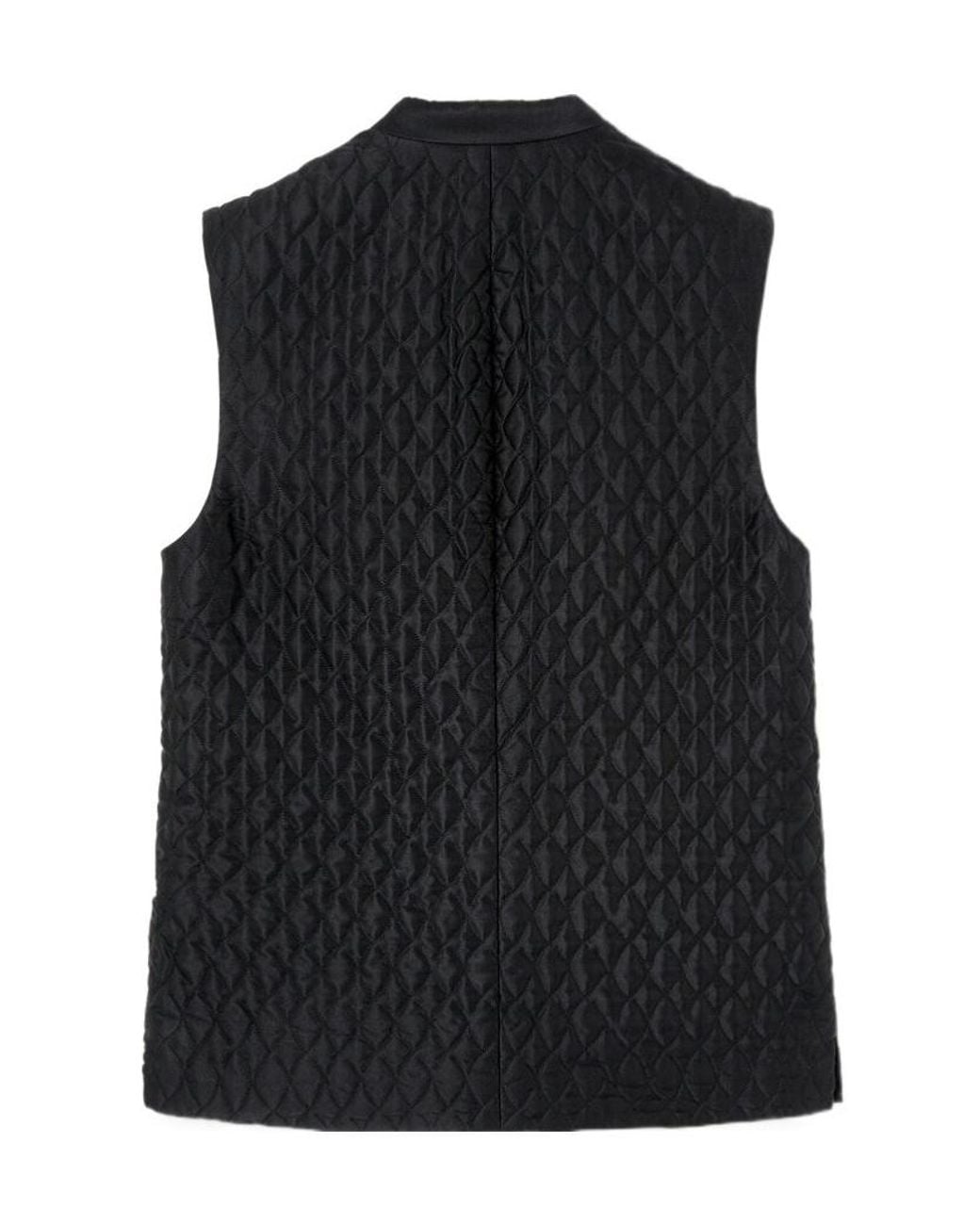 Loro Piana Black Windsor Vest for men