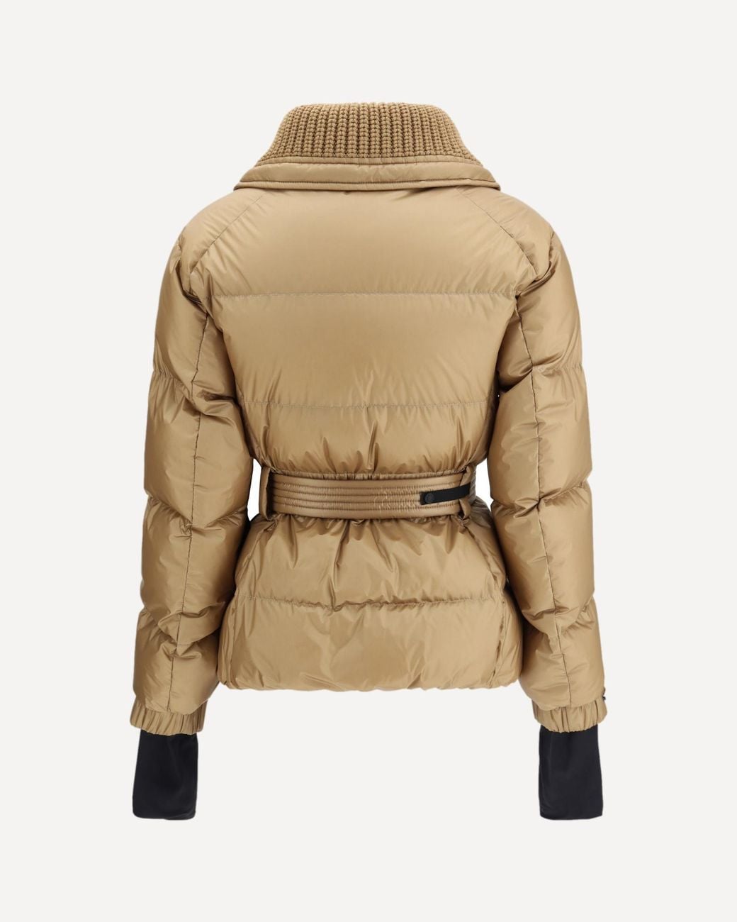 Moncler Natural Bataillouse Quilted Down Ski Jacket