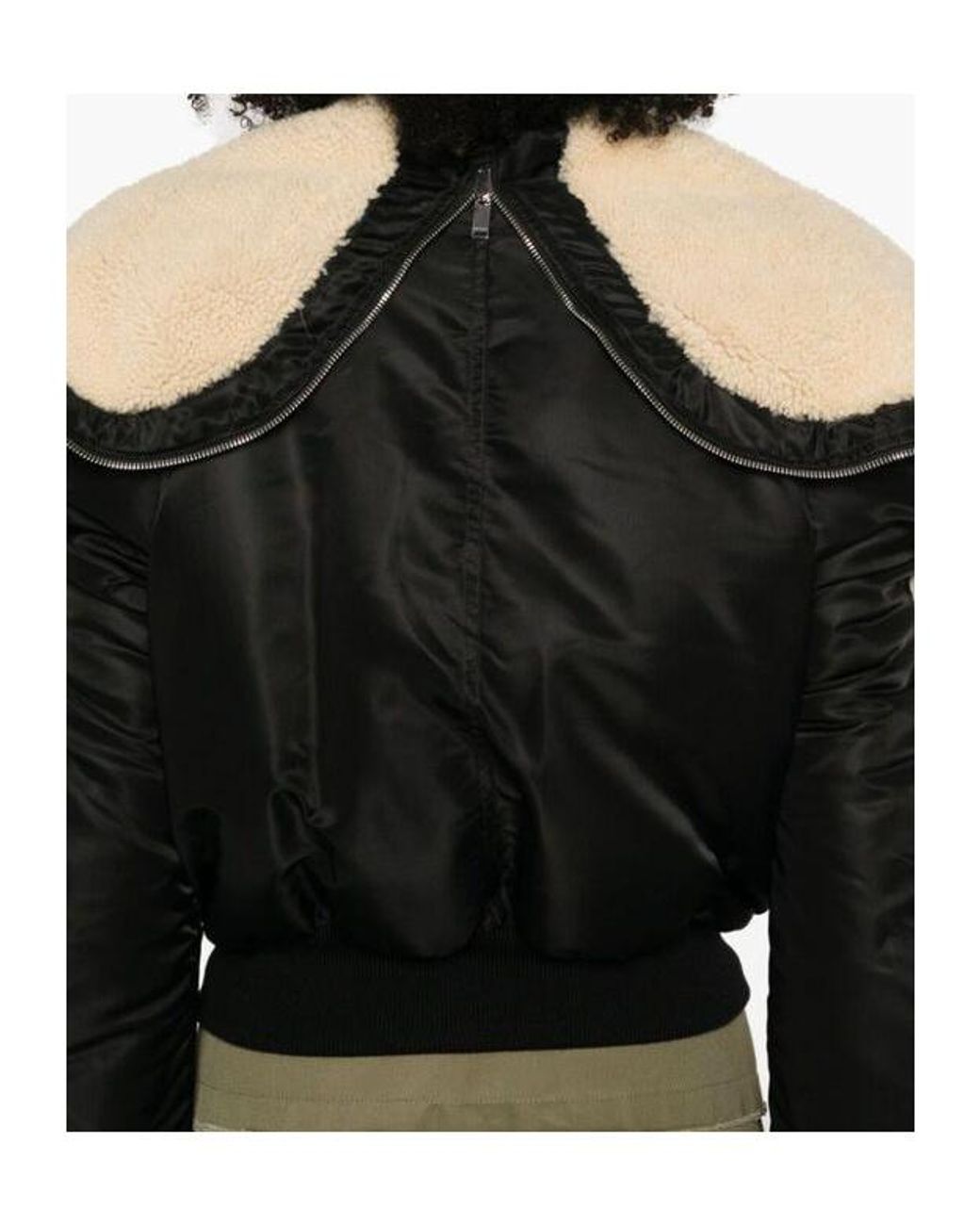 McQueen Black Jacket Type Bomber
