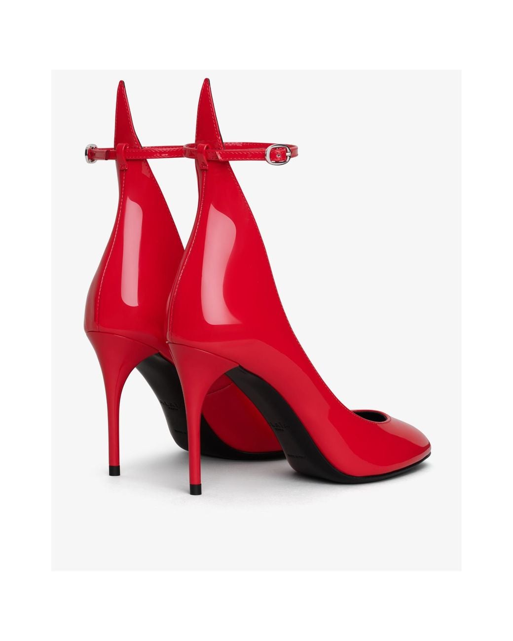 Alaïa Red Round Head High Heels