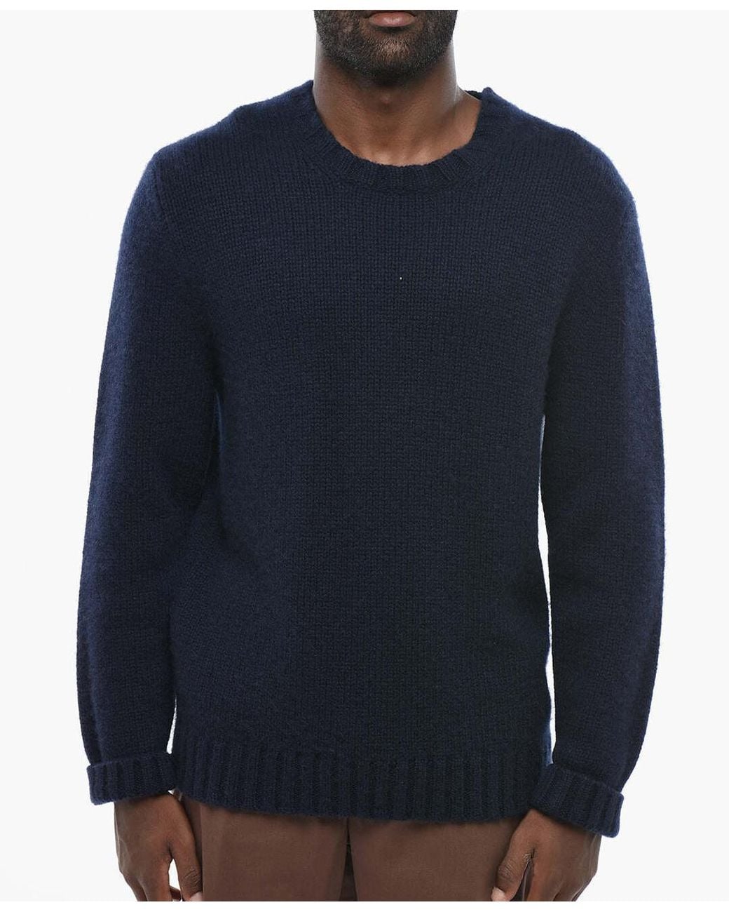 Malo Blue Crewneck Sweater for men