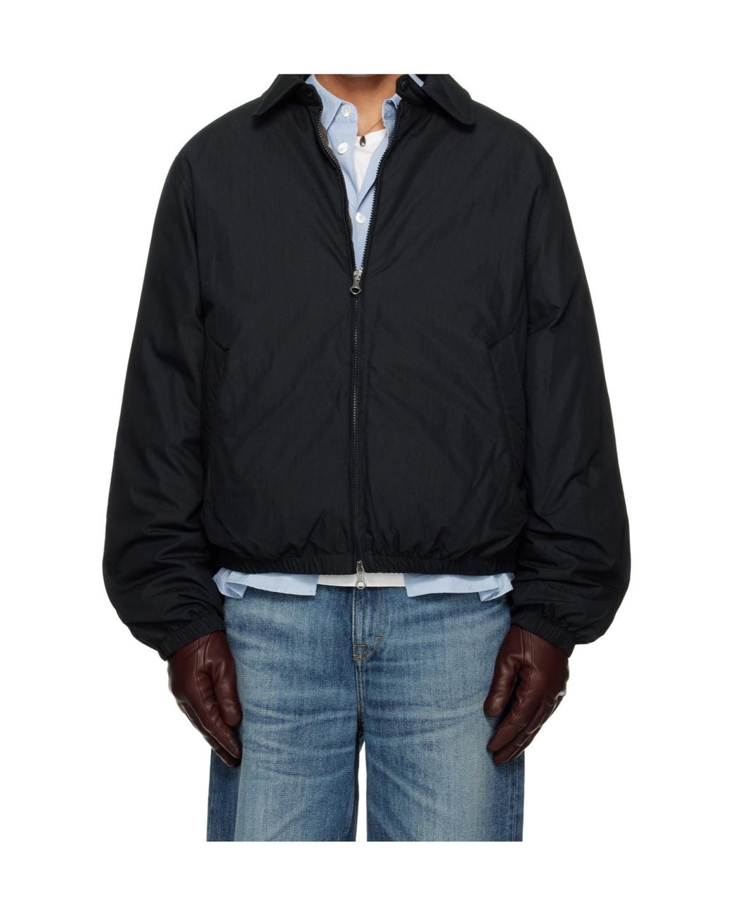 Our Legacy Black Avenue Puffa Jacket for men