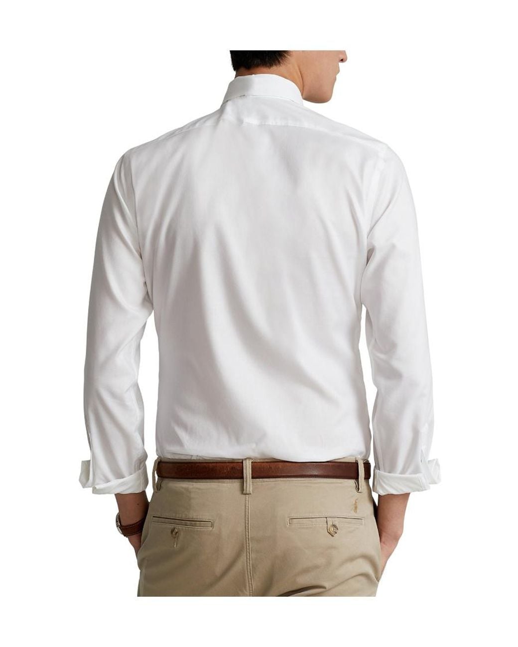 Polo Ralph Lauren White Polo-Pony Cotton Shirt for men