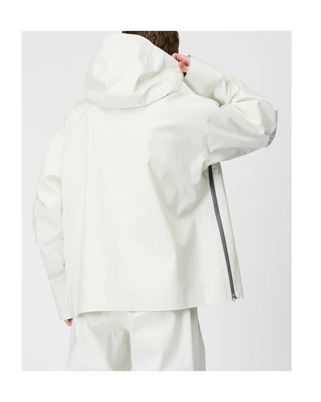 Goldwin White Hooded Jacket for men
