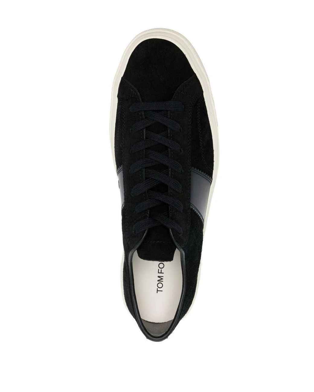 Tom Ford Black Cambridge Sneakers for men