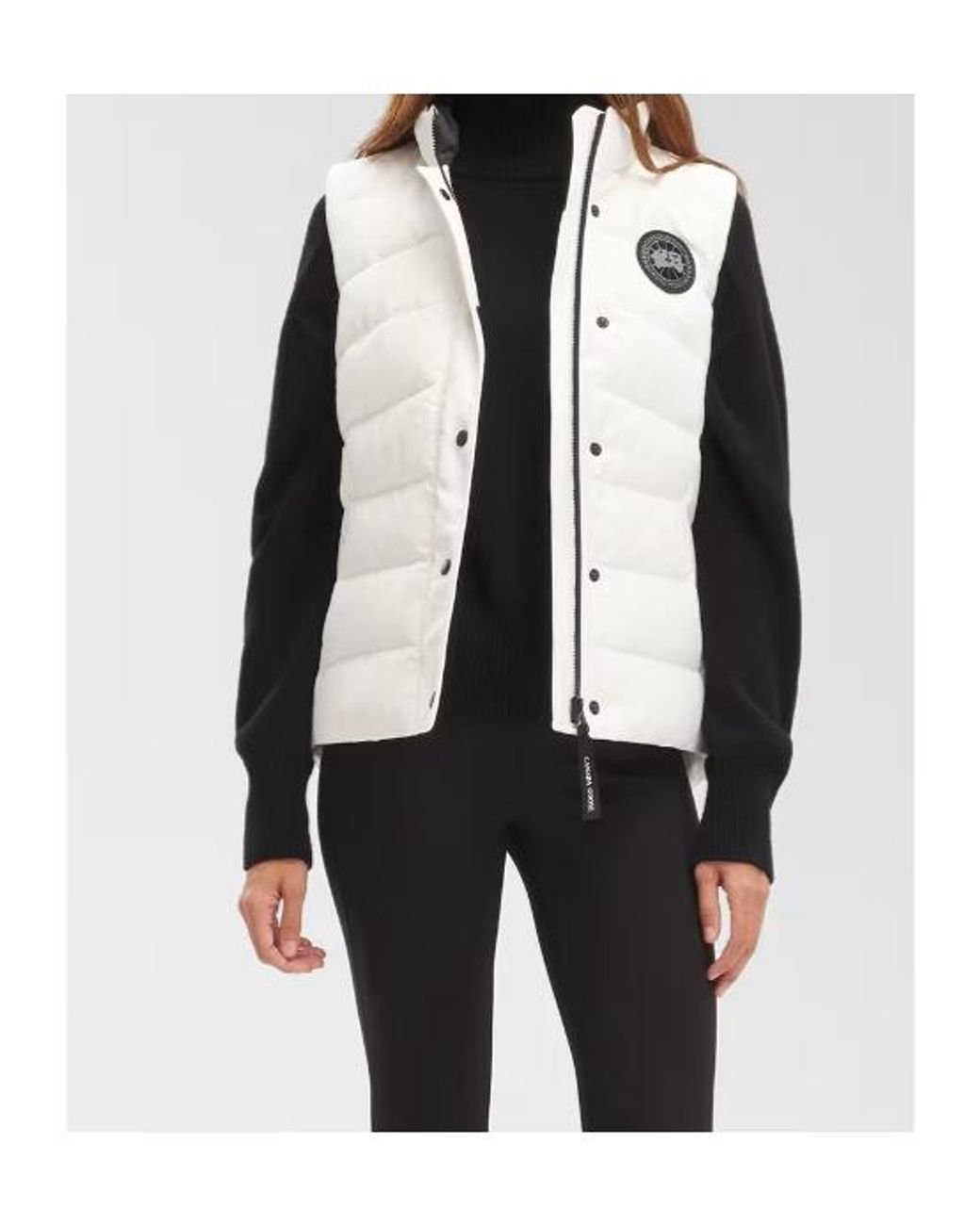 Canada Goose White Freestyle Vest