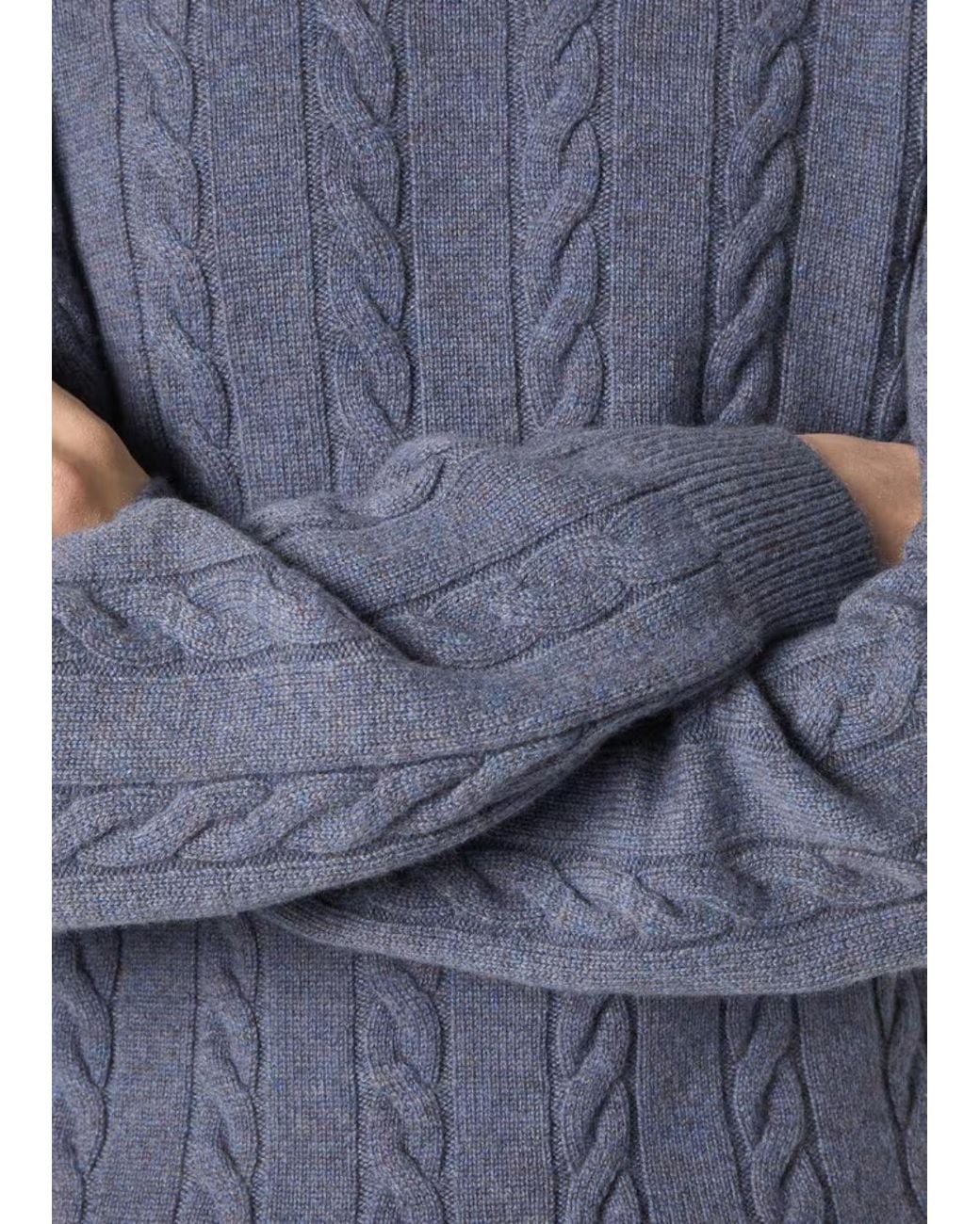 Loro Piana Blue Cedar Crewneck for men