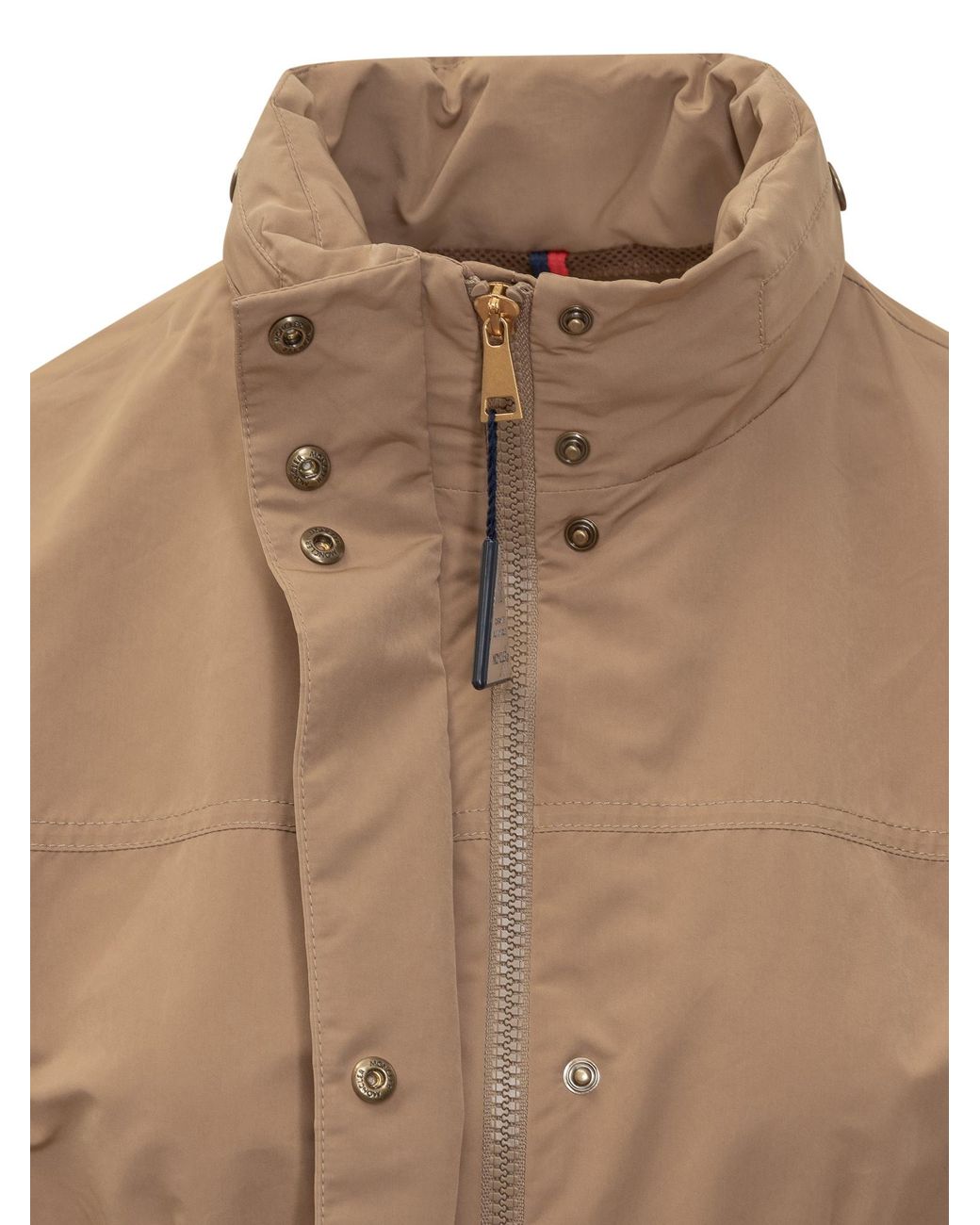Moncler Brown Nades High-Neck Jacket