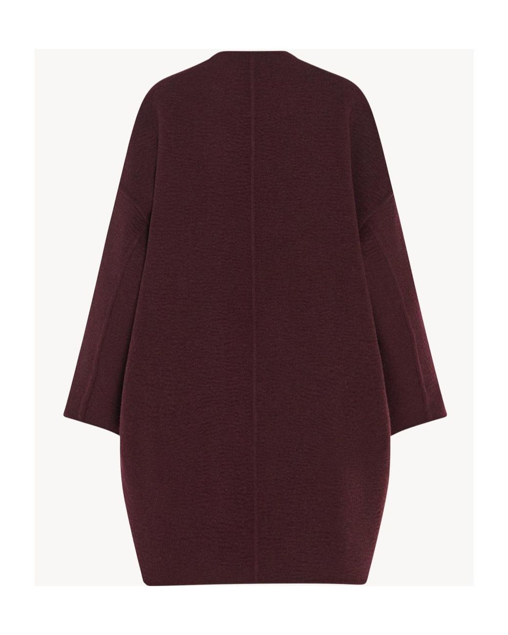 The Row Purple Verlain Long-Sleeved Coat