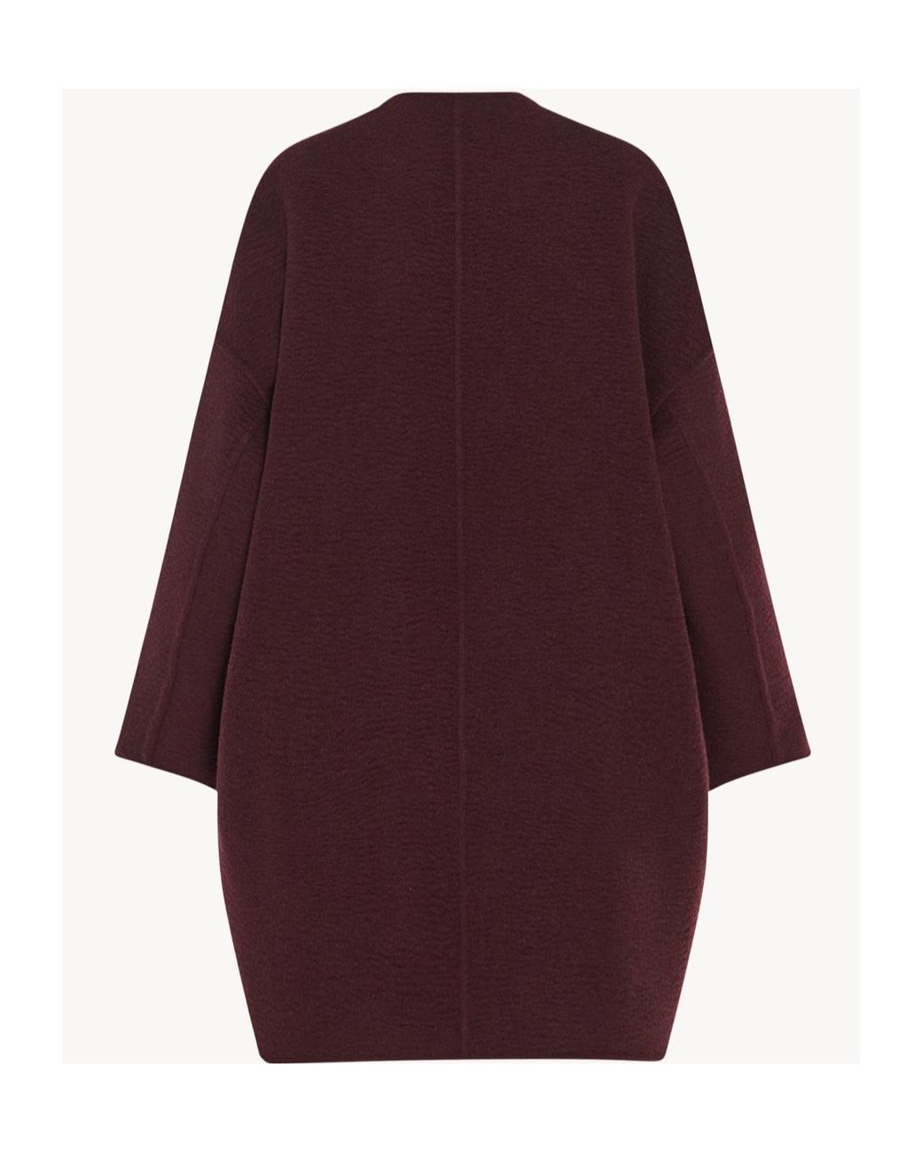 The Row Purple Verlain Long-Sleeved Coat