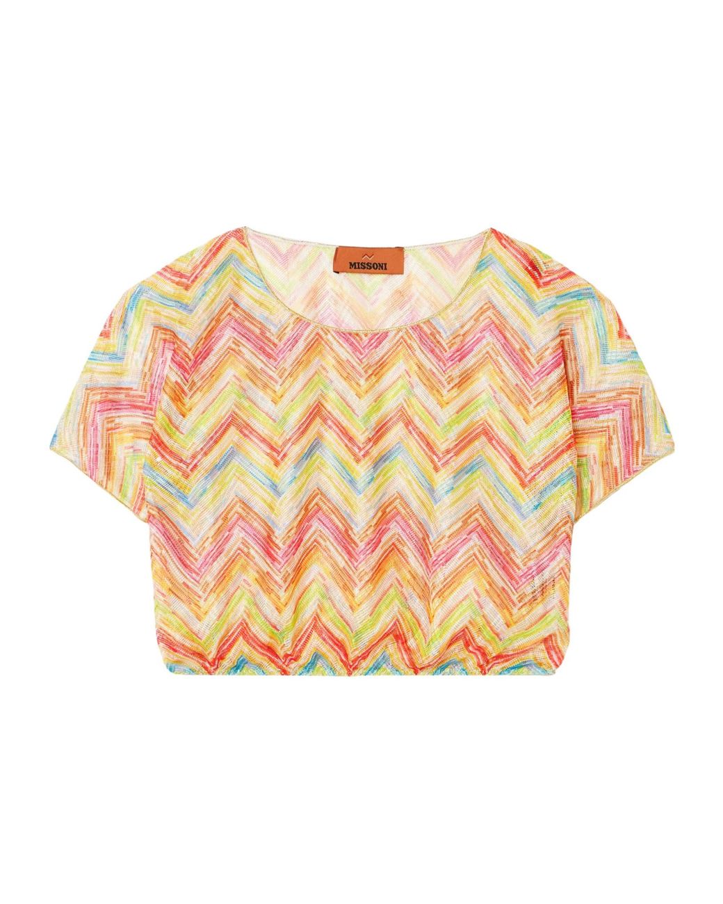 Missoni Multicolor Zigzag-Knit Top