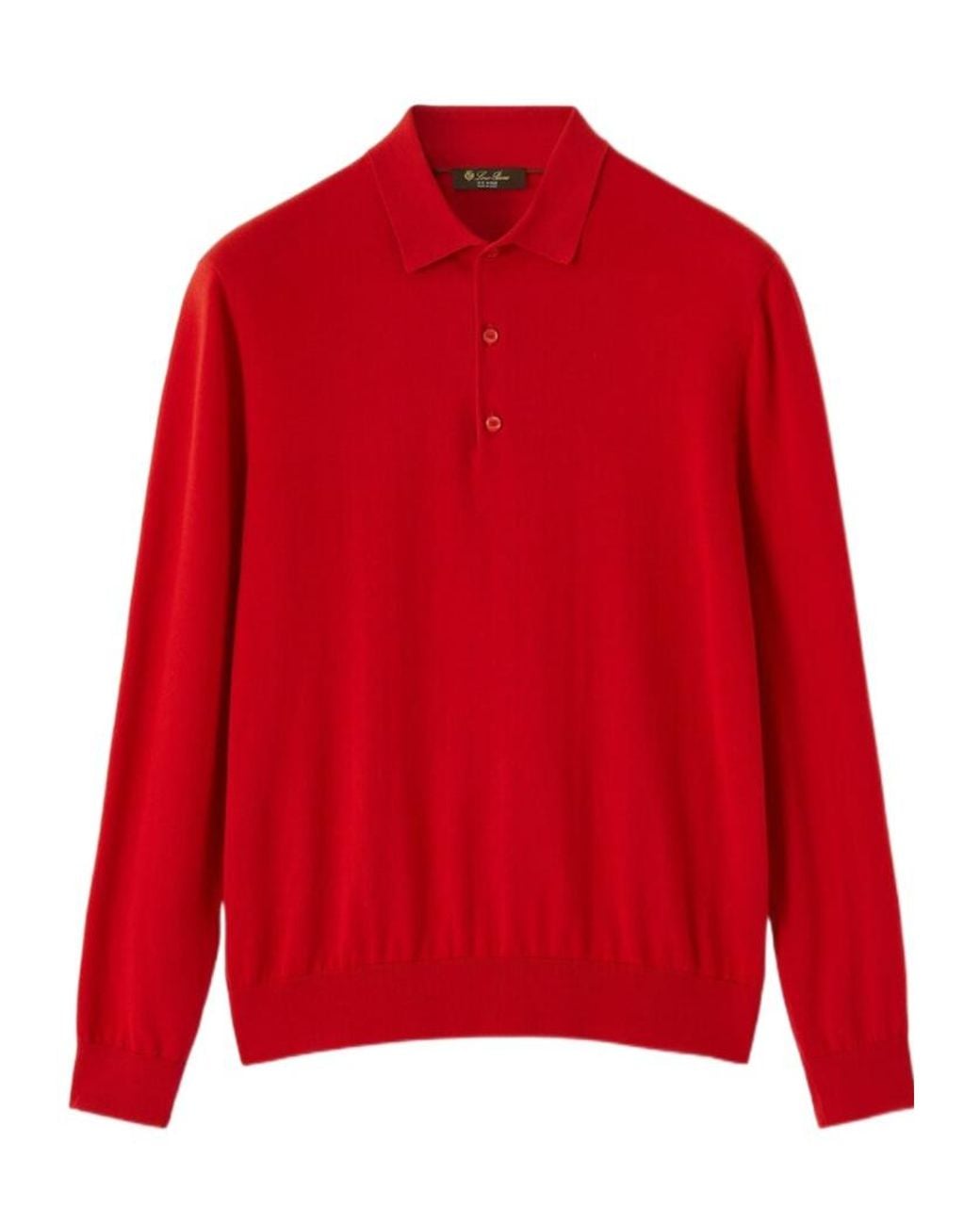 Loro Piana Red Polo Shirt for men